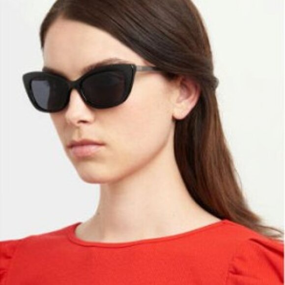 Kate Spade MERIDA/G/S 0807 IR Cat Eye Sunglasses – Black/Grey main image 7